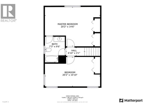 Second Floor at 2209 Leblanc Street, Lumby Valley