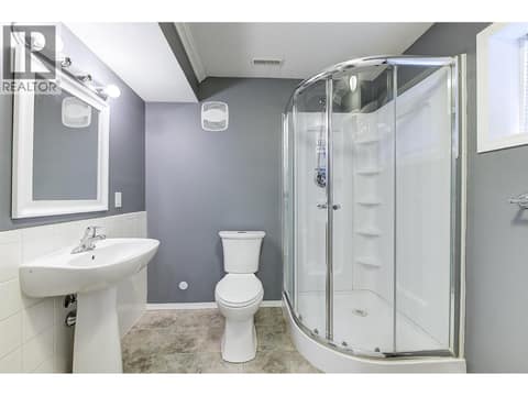 Bathroom on the lower level - 3 pc at 133 Wyndham Crescent Unit# 110, North Glenmore, Kelowna