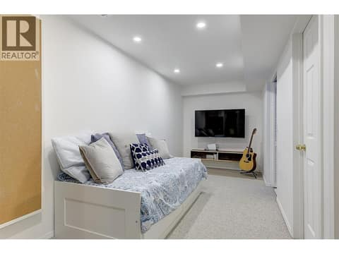 Rec room on lower level at 133 Wyndham Crescent Unit# 110, North Glenmore, Kelowna