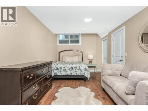 Bedroom garage level at 2893 Robinson Road Unit# 7, Lake Country North West