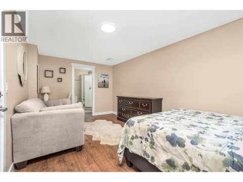 Bedroom garage level at 2893 Robinson Road Unit# 7, Lake Country North West