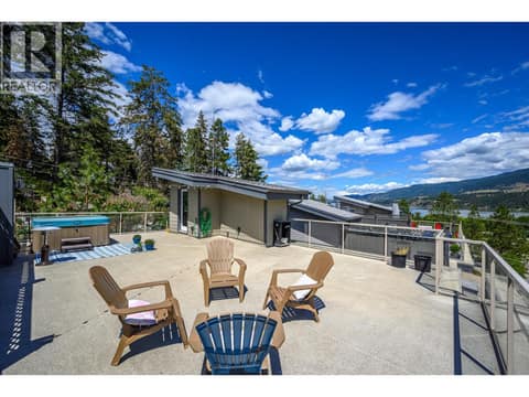 Private roof top deck at 2893 Robinson Road Unit# 7, Lake Country North West
