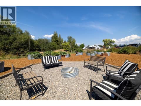 Fire pit area for later.. at 1130 Thomas Hayes Road, Armstrong/ Spall., Spallumcheen