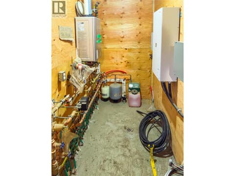 Mechanical. 200 AMP panel. Rannai DHT, Copper and PEX manifold for infloor heat.  Ready for domestic water at 1130 Thomas Hayes Road, Armstrong/ Spall., Spallumcheen