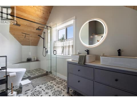 Wall mount toilet that rinses too! at 1130 Thomas Hayes Road, Armstrong/ Spall., Spallumcheen