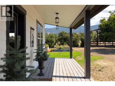 Just needs a couple rocking chairs. at 1130 Thomas Hayes Road, Armstrong/ Spall., Spallumcheen