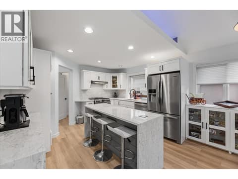 Chefs kitchen with luxurious touch at 4187 Gallaghers Crescent, South East Kelowna