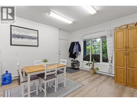 Dining room and separate entrance at 4187 Gallaghers Crescent, South East Kelowna