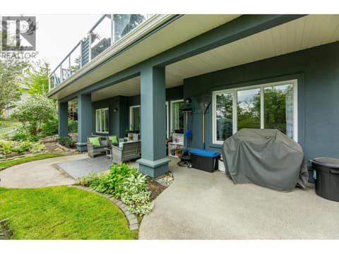 Excellent space for enjoying nature and the activity of wildlife from the window or the patio. at 4187 Gallaghers Crescent, South East Kelowna