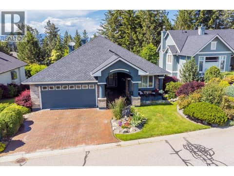 Garage fits 2 cars and a golf cart! at 4187 Gallaghers Crescent, South East Kelowna