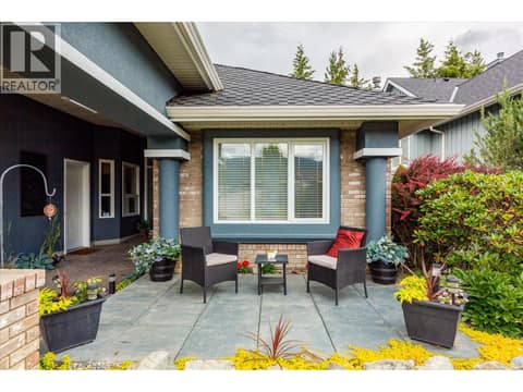 Great place to sit and relax at 4187 Gallaghers Crescent, South East Kelowna