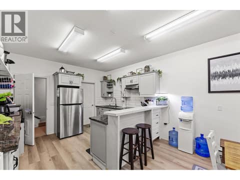 New kitchen downstairs at 4187 Gallaghers Crescent, South East Kelowna