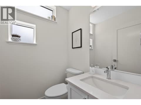 Powder Room on Main Level. at 720 Valley Road Unit# 28, North Glenmore, Kelowna