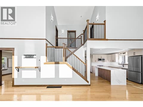 Access to upper level at 17936 Angus Road, Lake Country North West