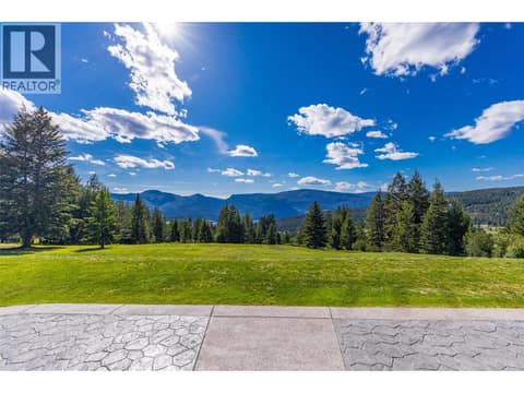 Beautiful mountain & valley views from the walk-out patio at 17936 Angus Road, Lake Country North West