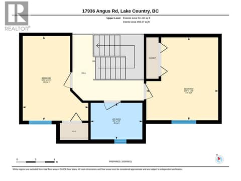 Floor Plans | Upper Level at 17936 Angus Road, Lake Country North West