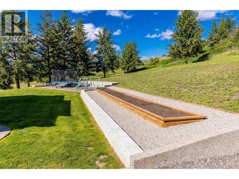 Garden beds & Playground area at 17936 Angus Road, Lake Country North West