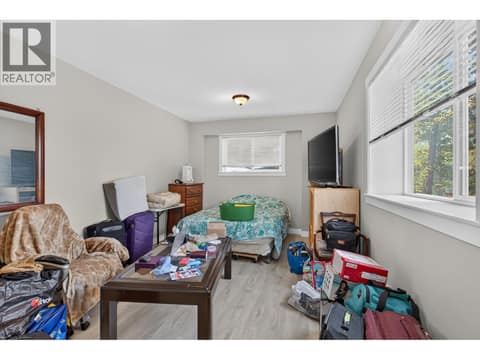 Lower level bedroom at 10818 Westshore Road, Okanagan North, Vernon