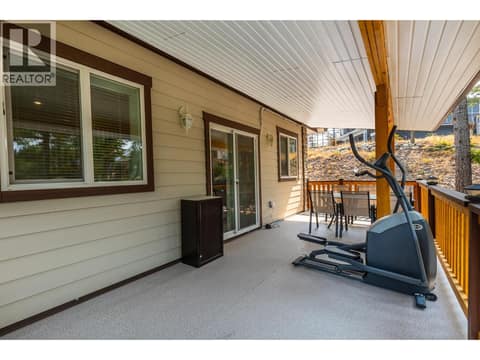Main level deck at 10818 Westshore Road, Okanagan North, Vernon