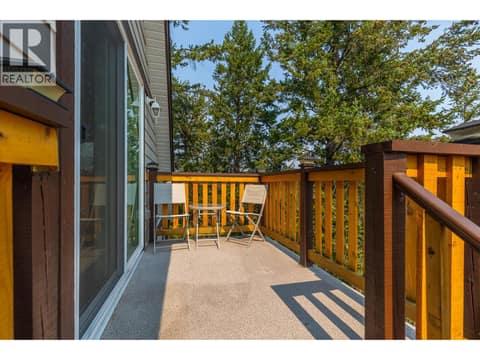 Upper level deck at 10818 Westshore Road, Okanagan North, Vernon