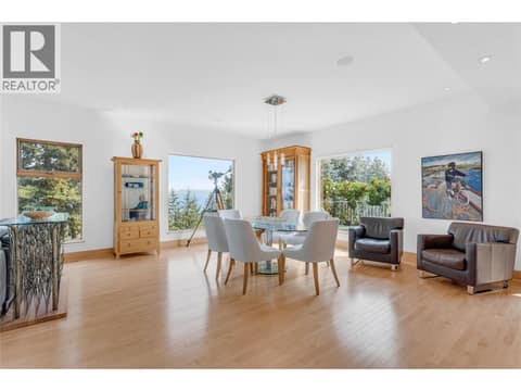 Dining Room at 5851 Lakeshore Road, Upper Mission, Kelowna