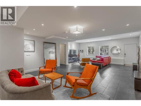 Family Room at 5851 Lakeshore Road, Upper Mission, Kelowna