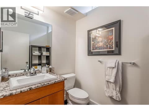 Half Bathroom at 5851 Lakeshore Road, Upper Mission, Kelowna