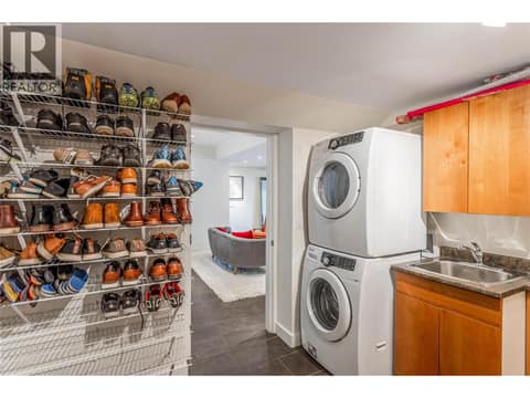 Laundry Room at 5851 Lakeshore Road, Upper Mission, Kelowna