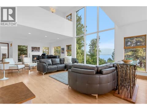 Living Room at 5851 Lakeshore Road, Upper Mission, Kelowna