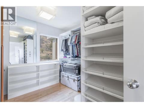Master Walk In Closet at 5851 Lakeshore Road, Upper Mission, Kelowna