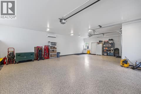 847 sqft heated and cooled garage at 7141 Dunwaters Road, Fintry, Kelowna