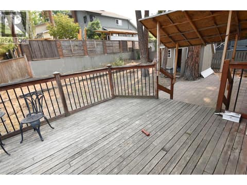 Back deck at 3907 17 Street, East Hill, Vernon