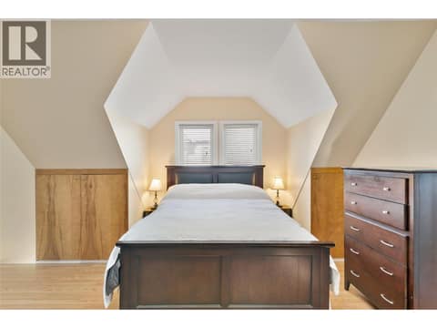 Main bedroom at 408 & 410 Mackenzie Avenue, Revelstoke