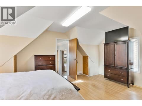 Main bedroom at 408 & 410 Mackenzie Avenue, Revelstoke