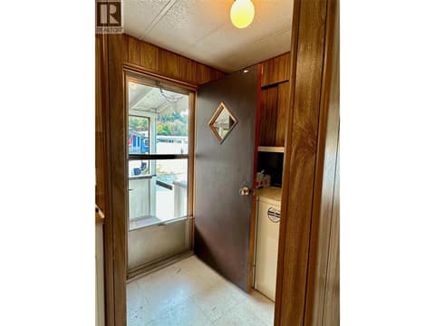 Back porch and laundry at 15401 Kalamalka Road Unit# 308, Middleton Mountain Coldstream, Vernon