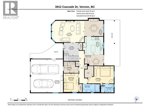 Floor Plan Main Floor at 3912 Cascade Drive, East Hill, Vernon