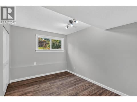 Bedroom on lower floor at 2848 Inverness Road, Glenrosa, West Kelowna