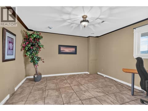 Family room/Den/Office on lower floor at 2848 Inverness Road, Glenrosa, West Kelowna