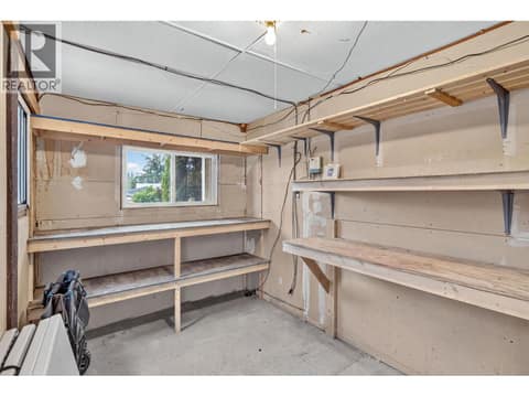 Storage area with access from outside at 2848 Inverness Road, Glenrosa, West Kelowna