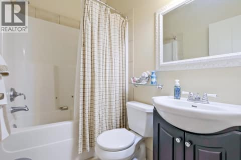 Lower Bathroom at 6709 VICTORIA Road S Unit# 6, Summerland Rural