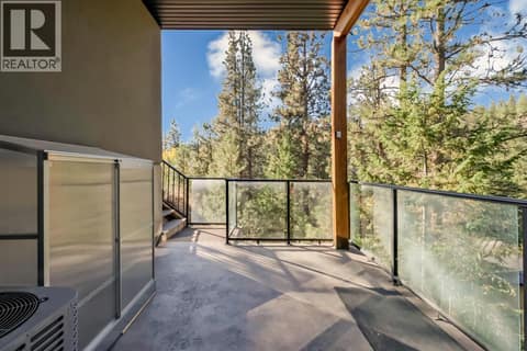 Lower Patio at 6709 VICTORIA Road S Unit# 6, Summerland Rural