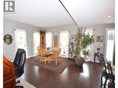Dining space at 535 Loon Avenue, Okanagan North, Vernon