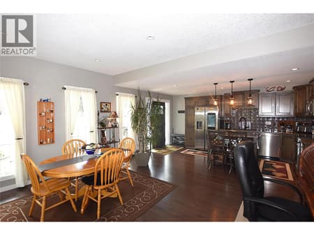 Overview of kitchen / dining at 535 Loon Avenue, Okanagan North, Vernon