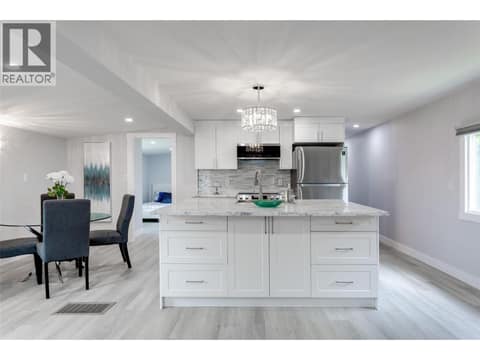Former staging furniture showing, now empty at 3535 McCulloch Road Unit# 10, South East Kelowna