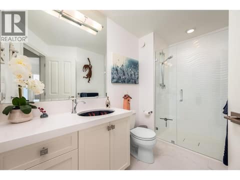 Lower level bathroom at 8615 Okanagan Landing Road, Okanagan Landing, Vernon