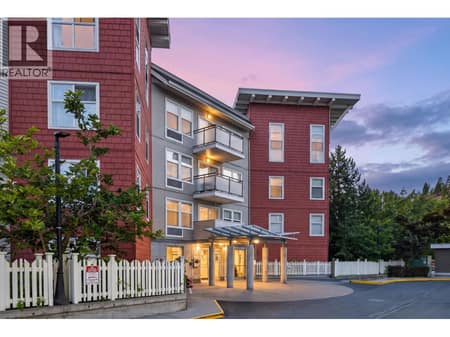 Digitally altered to provide twilight context and may not be exactly as shown at 555 Yates Road Unit# 206, North Glenmore, Kelowna