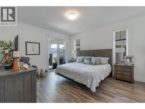 Primary Bedroom on Main floor at 2450 Radio Tower Road Unit# 252, Oliver Rural