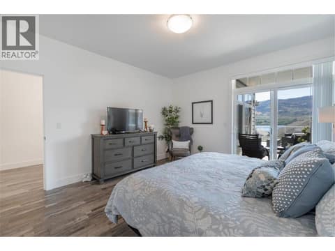 Primary Bedroom on Main floor at 2450 Radio Tower Road Unit# 252, Oliver Rural