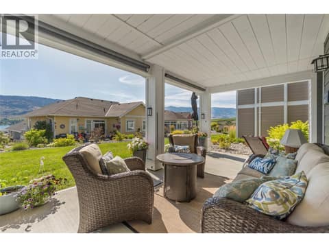 Walk out basement patio at 2450 Radio Tower Road Unit# 252, Oliver Rural