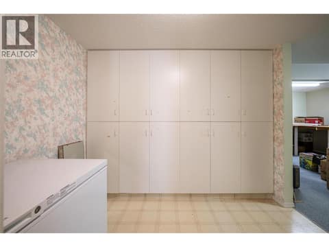Basement level storage area at 5804 Richfield Drive, Westmount, Vernon